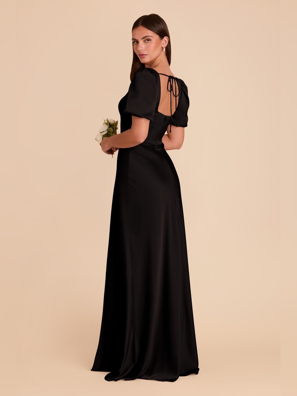 Birdy Grey Judy Dress Matte Satin Black Size Medium